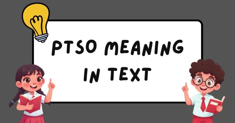 PTSO Meaning in Text